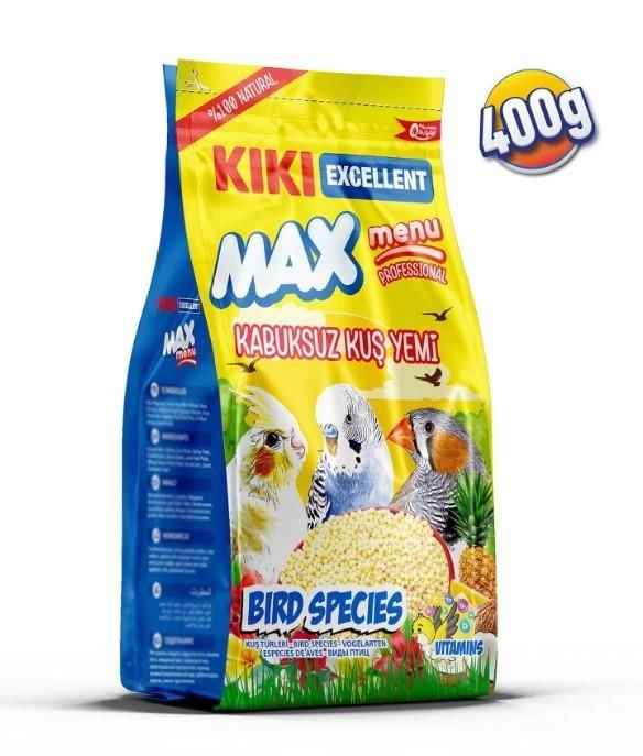 Kiki Excellent Kuş Max Menu Kabuksuz Muhabbet Yemi 400 Gr