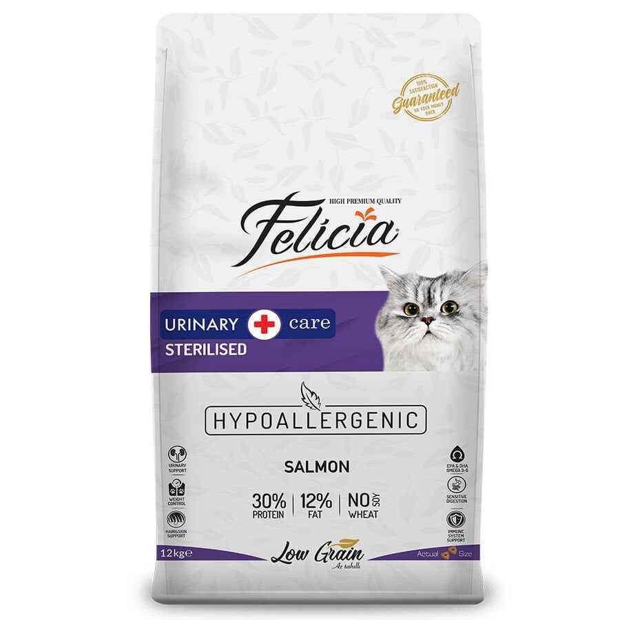 Felicia Kısırlaştırılmış  Somonlu Kedi Maması 2 kg