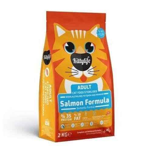 Kittylife Somonlu Kısırlaştırılmış Kedi Maması 2 Kg