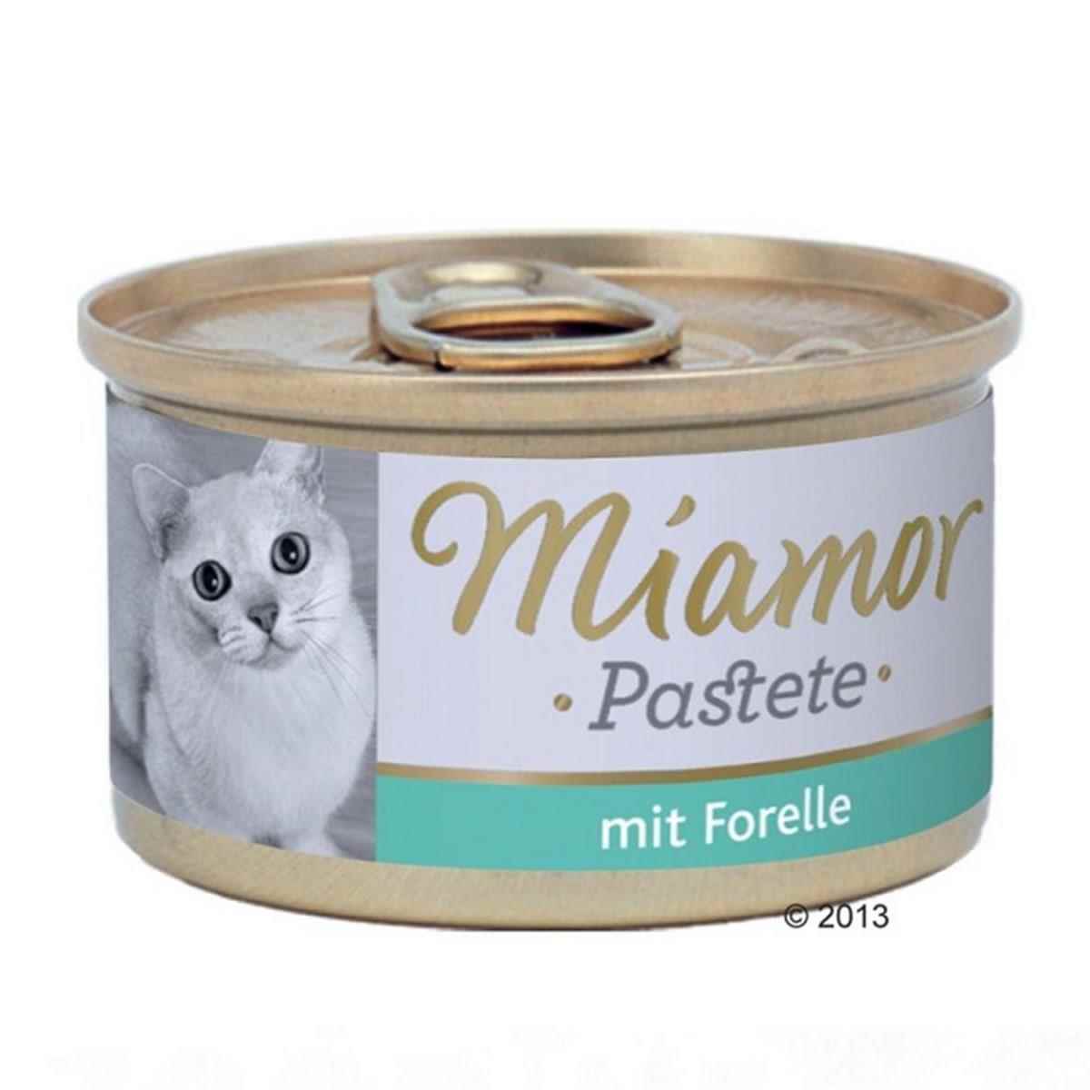 Miamor Pastete Alabalıklı Yetişkin Konserve Kedi Maması 85 Gr