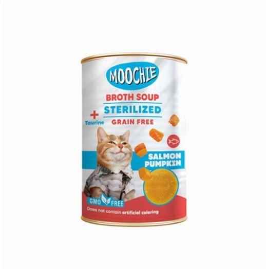 Moochie Somon Balkabağı Kısır Kedi Çorbası 135 ML