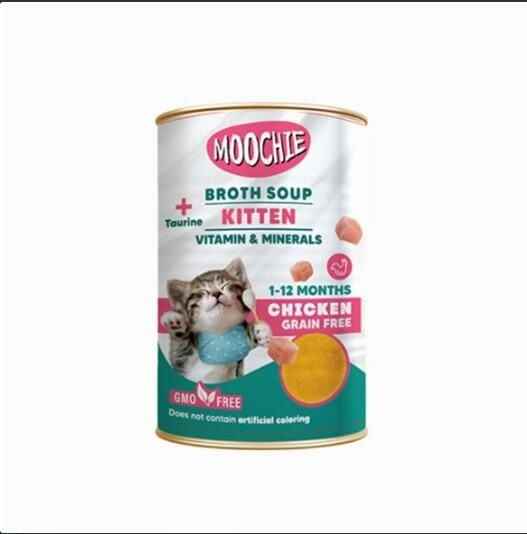 Moochie Tavuklu Yavru Kedi Çorbası 135 ML