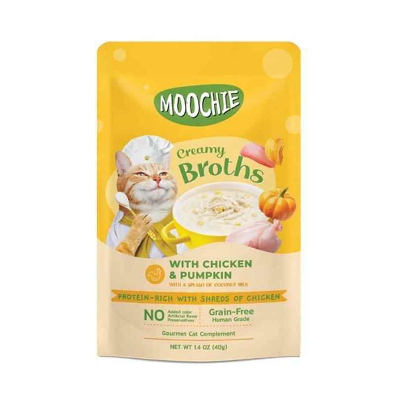 MOOCHIE Tavuklu ve Bal Kabaklı Kedi Çorbası 40gr