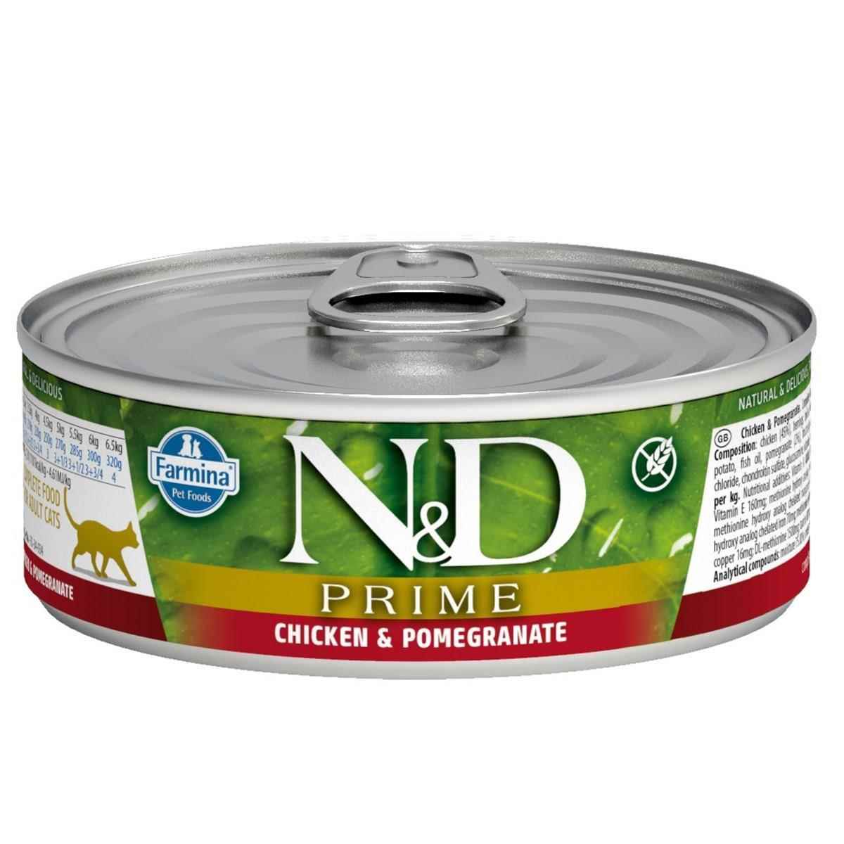 N&D Tavuk ve Narlı Kedi Konservesi 80 Gr