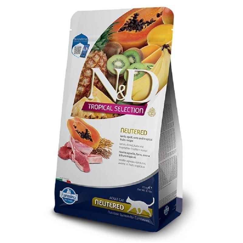 ND Tropical Kuzulu Kısır Kedi Maması 1.5 Kg