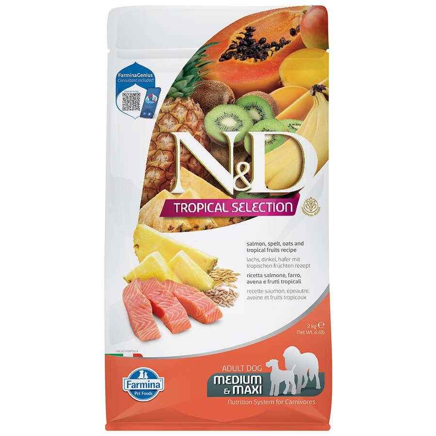 ND Tropical Selection Somonlu Yetişkin Medium-Maxi Köpek Maması 2 Kg