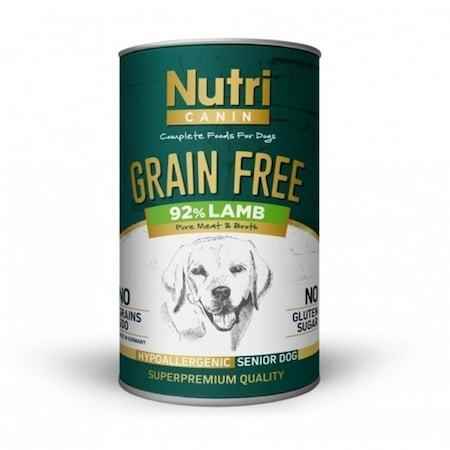 Nutri Canine Tahılsız Kuzulu Patatesli Yaşlı Köpek Konservesi 400 Gr