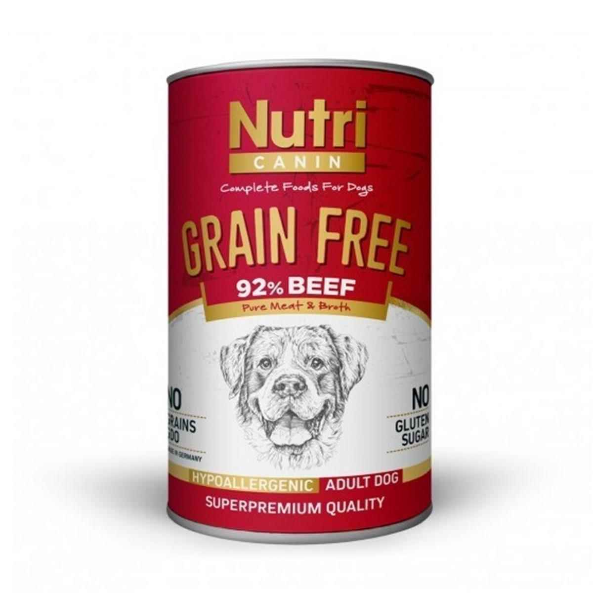 Nutri Canin Sığır Etli Patatesli Köpek Konservesi 400gr