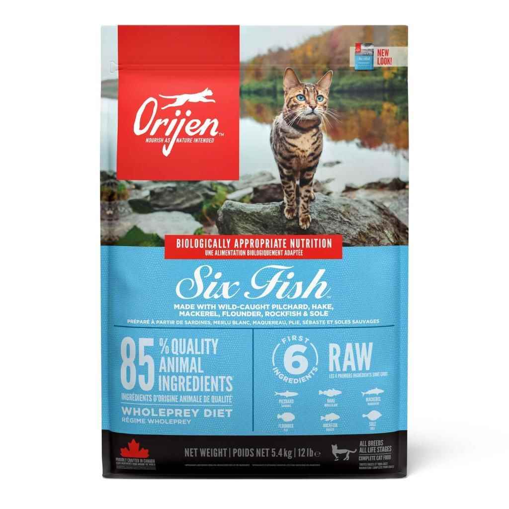 Orijen 6 Fish 6 Balıklı Tahılsız Kedi Maması 5,4kg