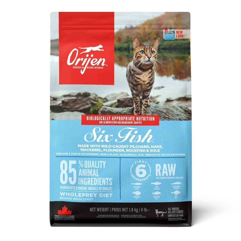 Orijen Six Fish Yetişkin Kedi Maması 1.8 kg