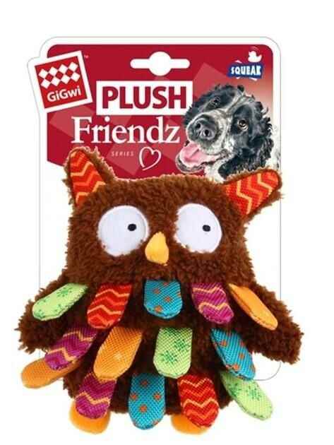 Gigwi  Plush Friendz Sesli Baykuş Köpek Oyuncak