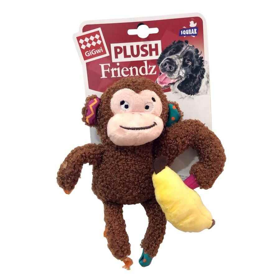 Plush Friendz Sesli Maymun Peluş Köpek Oyuncağı