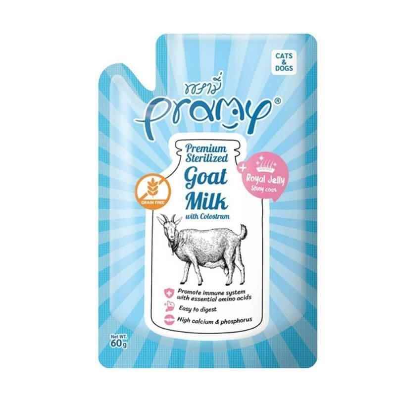 Pramy Cat Kolostrum ve Arı Sütlü Keçi Sütlü Kedi Maması 60gr