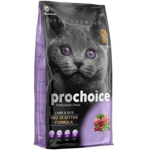 Pro Choice Pro 38 Kuzulu Ve Pirinçli Yavru Kedi Maması 15 Kg