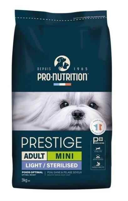 Pro Nutrition Prestige Adult Mini Light Kısırlaştırılmış Yetişkin Köpek Maması 3 K