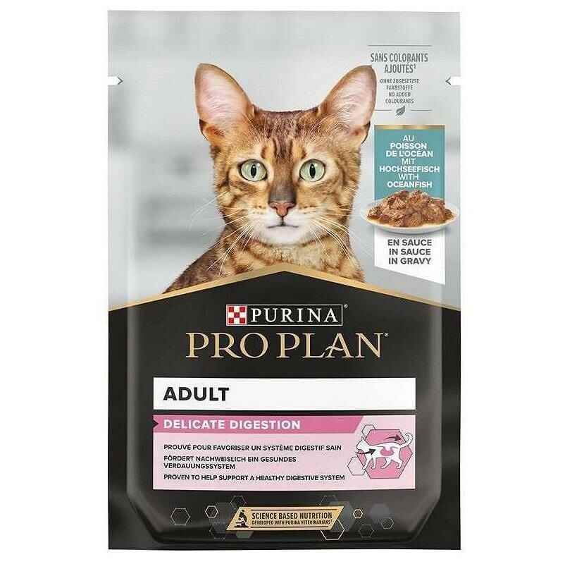 Pro Plan Pouch Sos İçinde Okyanus Balıklı Yetişkin Kedi Konservesi 85gr