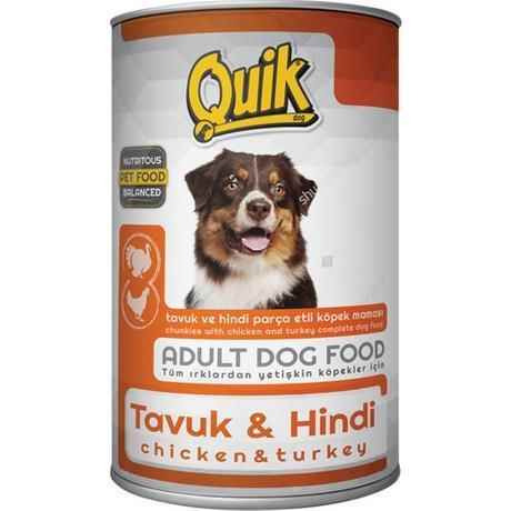 Quik Tavuklu Hindili Köpek Konserve 415 Gr.