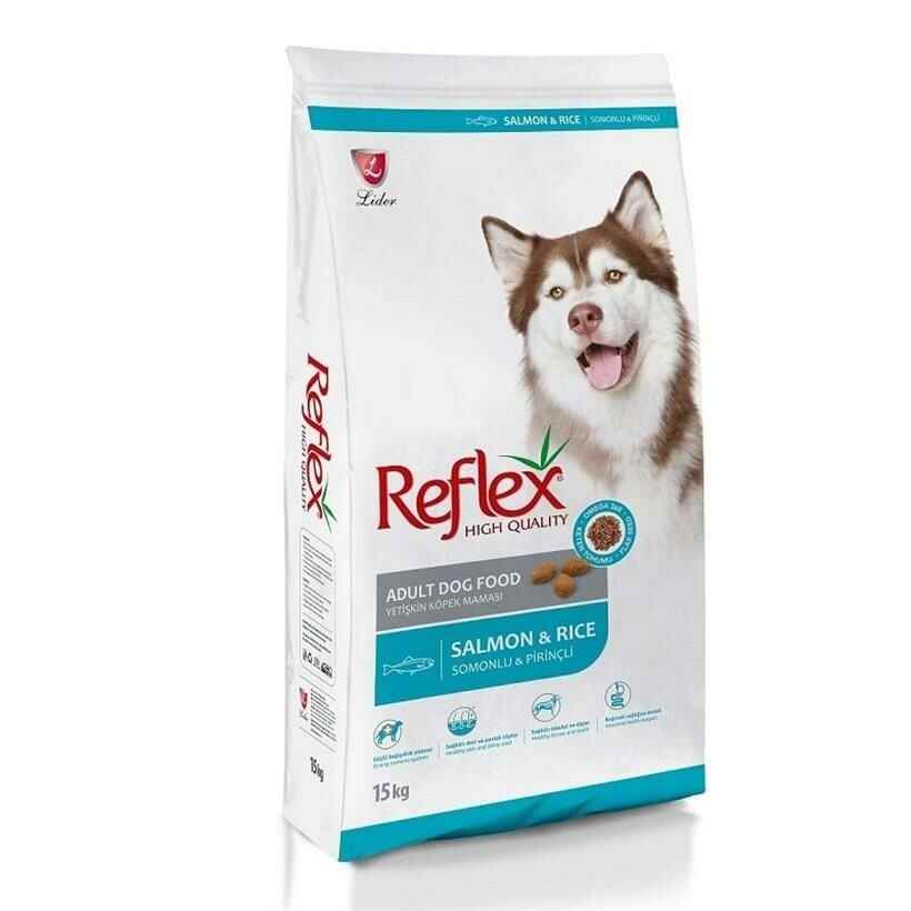 Reflex Balıklı ve Pirinçli Yetişkin Köpek Maması 15kg