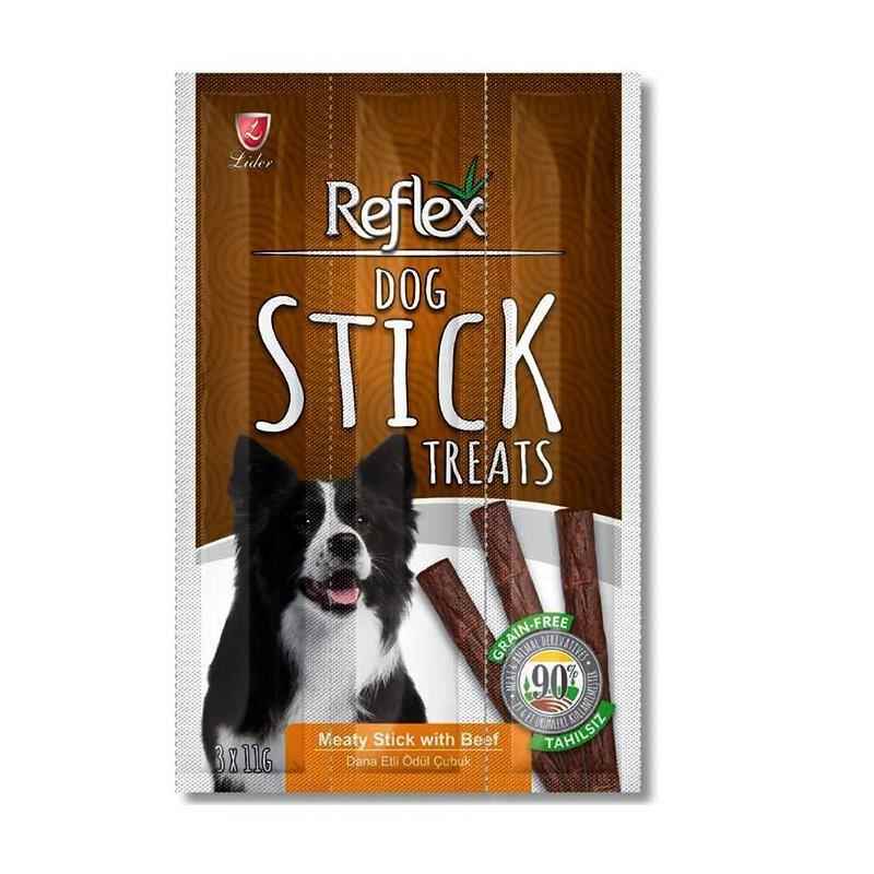 Reflex Biftekli Köpek Ödül Çubuğu 3 x 11 Gr