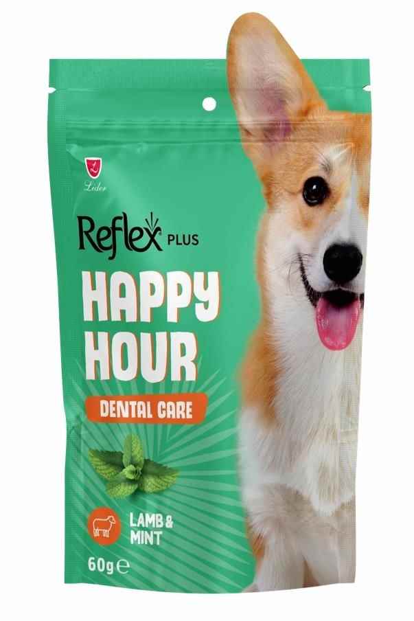 Reflex Happy Hour Ağız Ve Diş Sağlığı İçin Köpek Ödülü 60 G