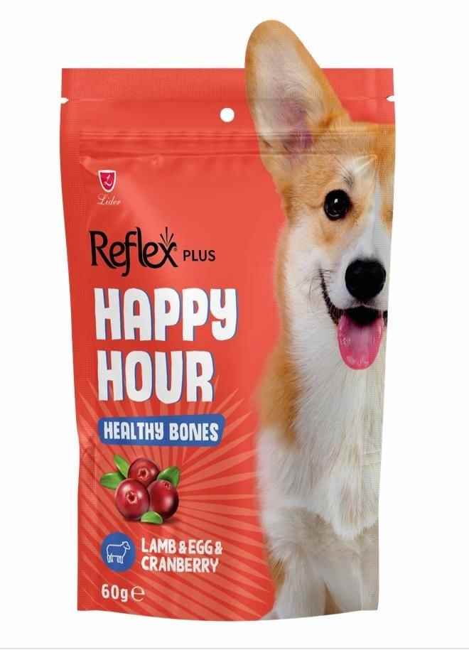 Reflex Happy Hour Sağlılı Kemikler İçin Destekleyici Köpek Ödülü 60 G