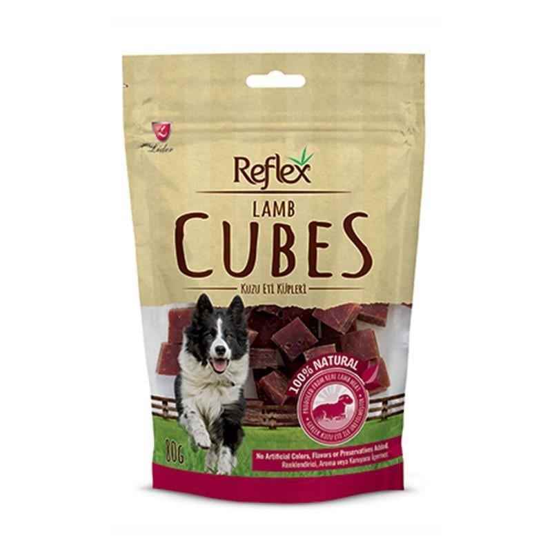 Reflex Kuzu Etli Dilim Küp Köpek Ödülü 80 Gr