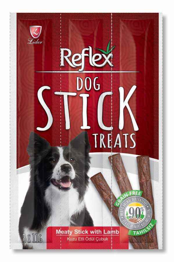 Reflex Kuzu Etli Köpek Ödül Çubuğu 3 x 11 Gr