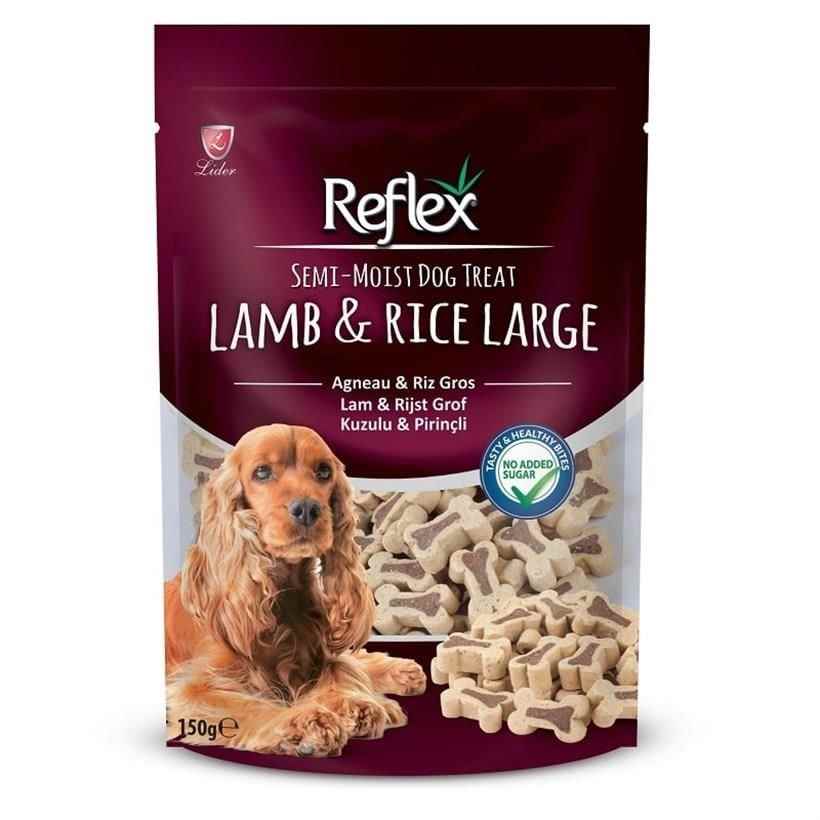 Reflex Semi-Moist Kuzulu ve Pirinçli Yarı Yumuşak Köpek Ödül Maması 150gr