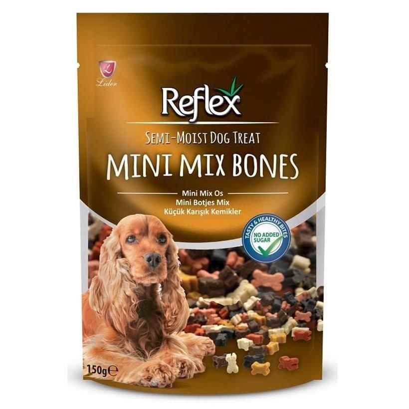 Reflex Semi-Moist Mini Mix Bones Yarı Yumuşak Köpek Ödül Kemiği 150 Gr