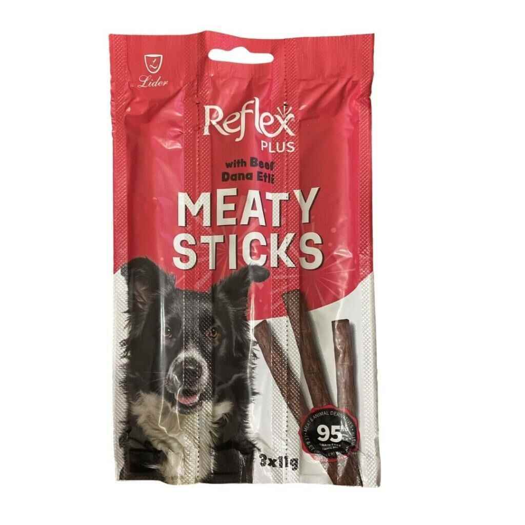 Reflex Plus Biftekli Çubuk Yetişkin Köpek Ödülü 3*11gr