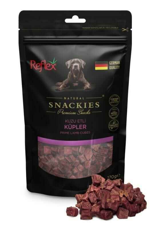 Reflex Snackies Kuzu Etli Küp Köpek Ödülü 170 Gr