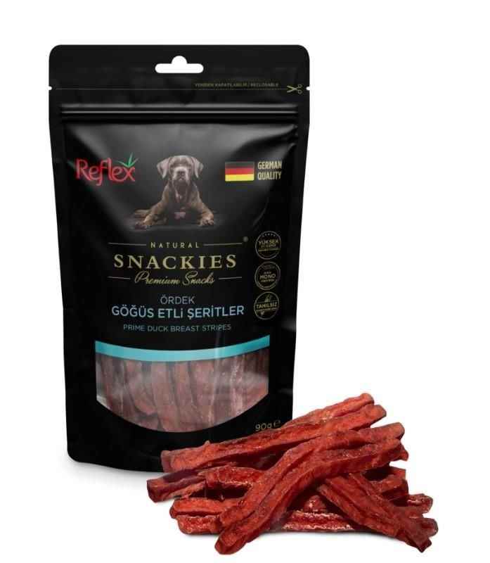 Reflex Snackies Ördek Göğüs Etli Serit Köpek Ödülü 90 Gr