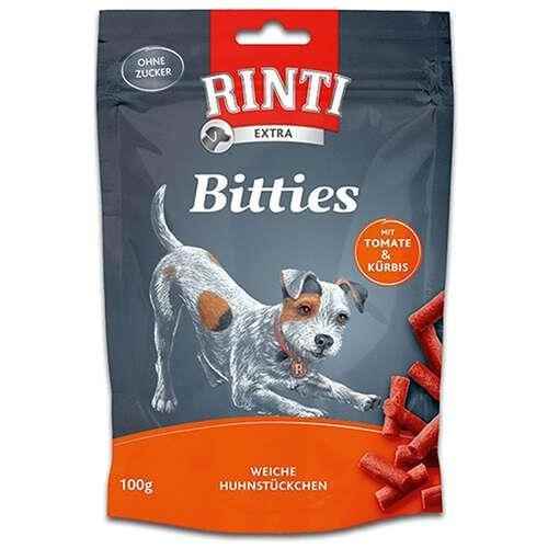 Rinti Extra Bitties Tavuk Etli ve Domatesli Köpek Ödülü 100 Gr