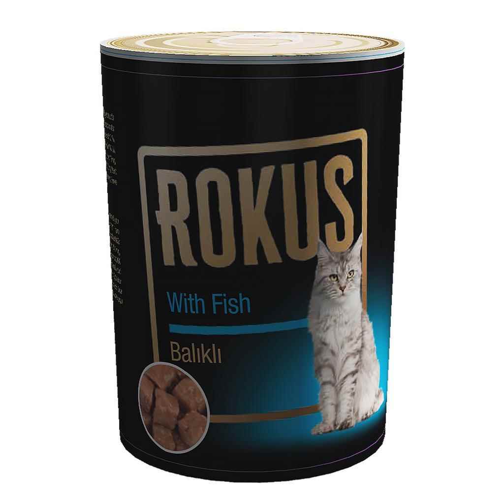 Rokus Balıklı Yetişkin Kedi Konservesi 410 Gr