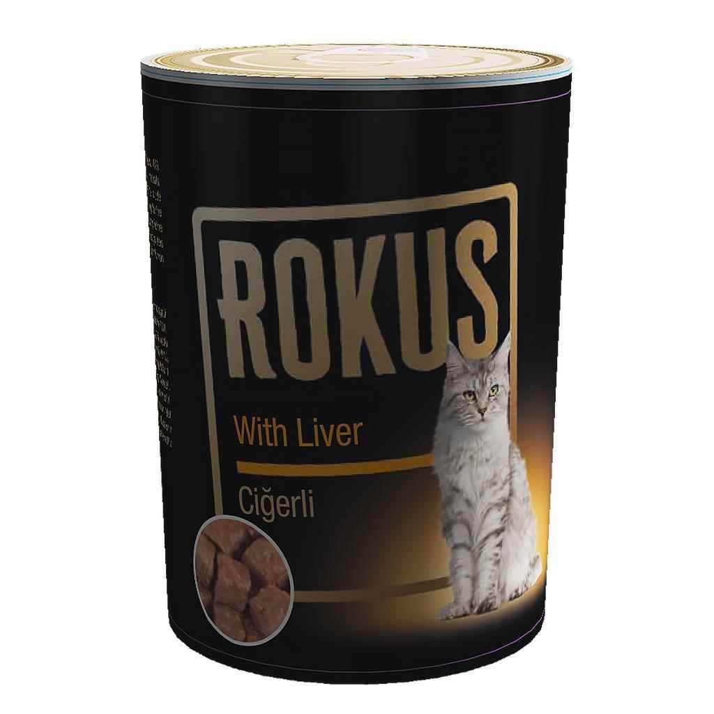 Rokus Ciğerli Yetişkin Kedi Konservesi 410 Gr