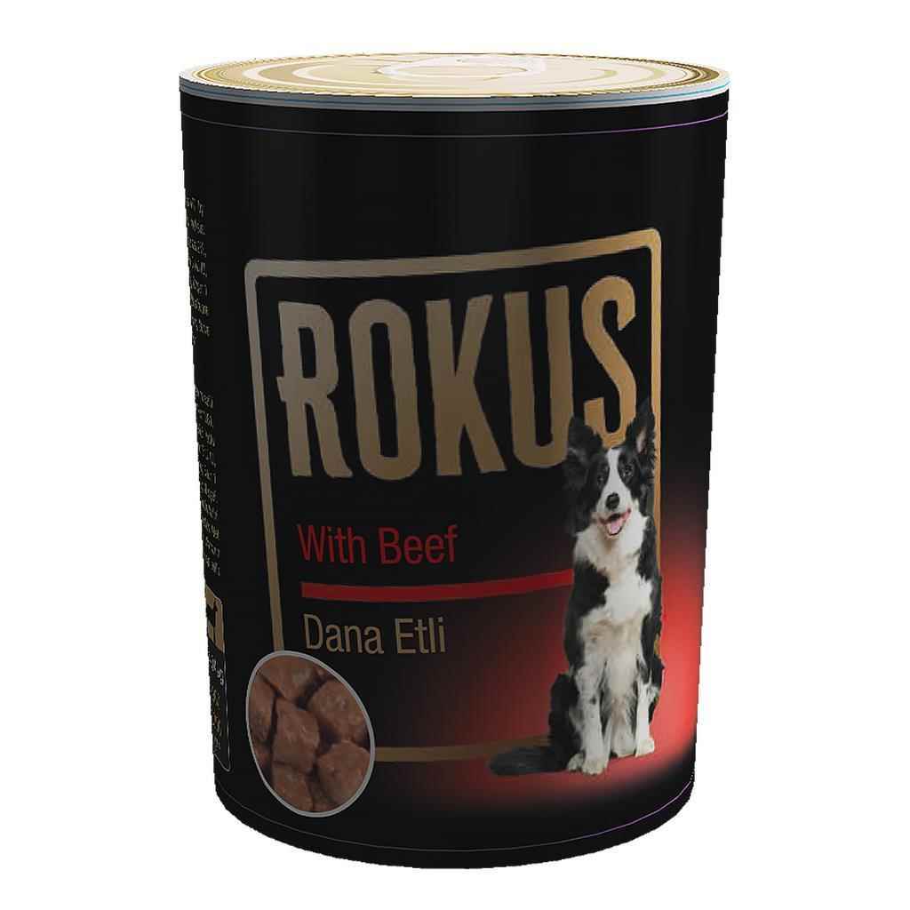 Rokus Dana Etli Yetişkin Köpek Konservesi 410 gr