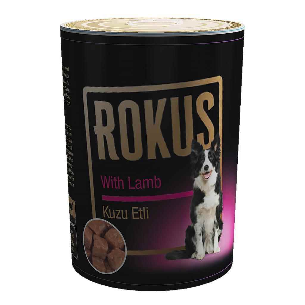 Rokus Kuzu Etli Köpek Konservesi 410 gr