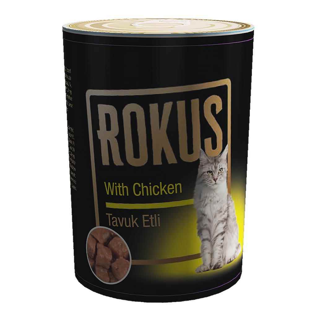 Rokus Tavuklu Yetişkin Kedi Konserve 410 Gr