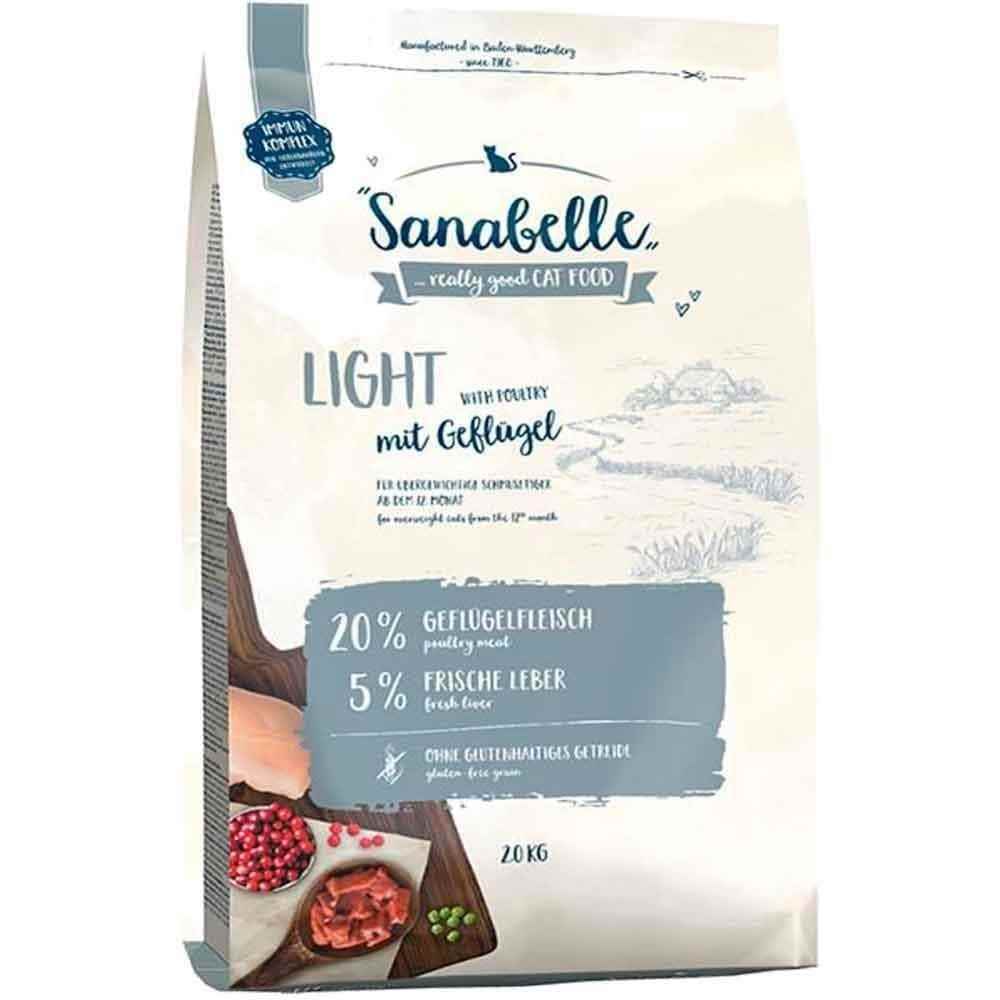 Sanabelle Light Kümes Hayvanlı Kedi Maması 2 Kg