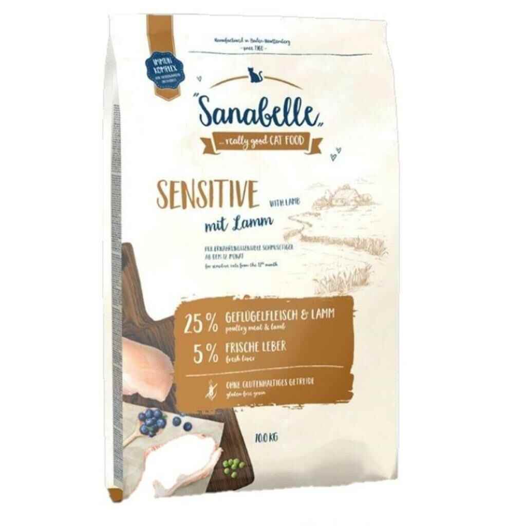 Sanabelle Sensitive Hassas Kuzulu Yetişkin Kedi Maması 10 Kg