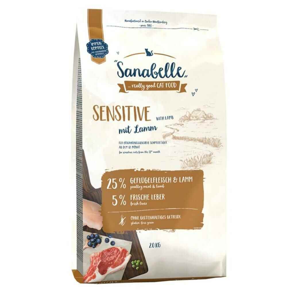 Sanabelle Sensitive Hassas Kuzulu Yetişkin Kedi Maması 2 Kg