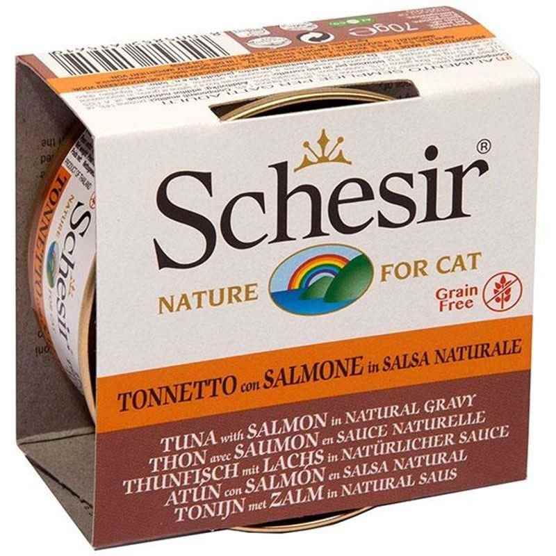 Schesir Soslu Ton Ve Somonlu Kedi Konservesi 70 Gr