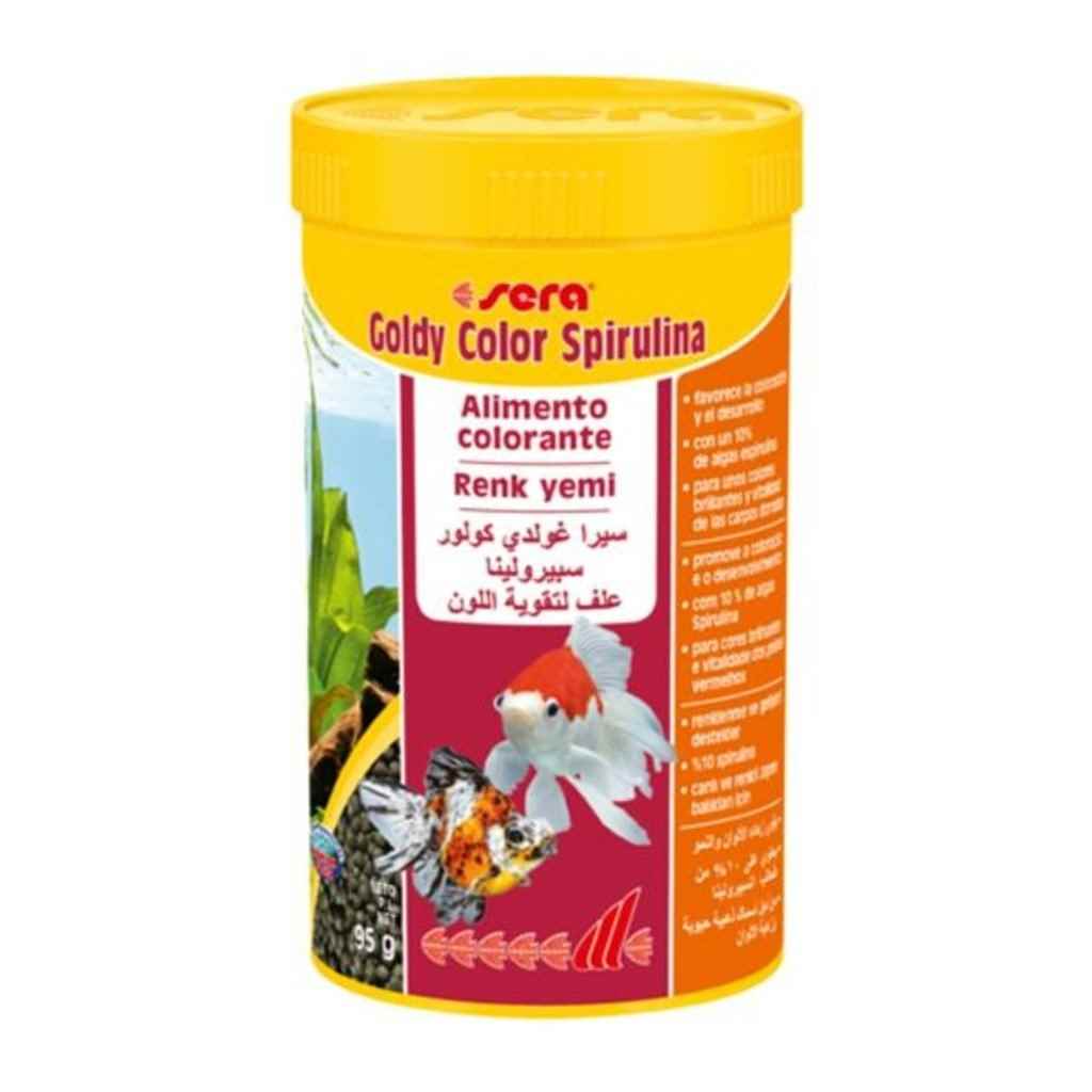 Sera Goldy Color Spirulina Balık Yemi 250 ml