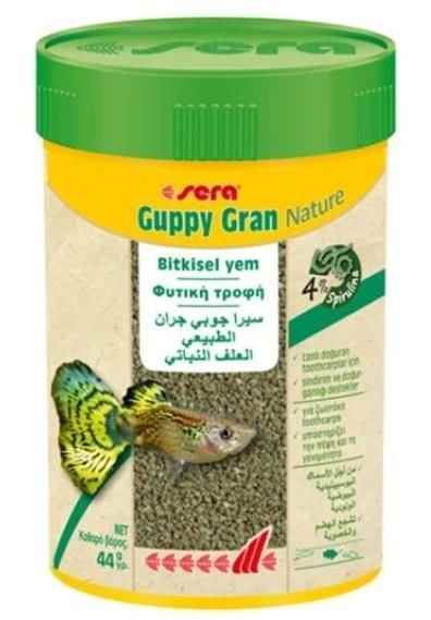 Sera Guppy Gran Nature 100 Ml 44 Gr