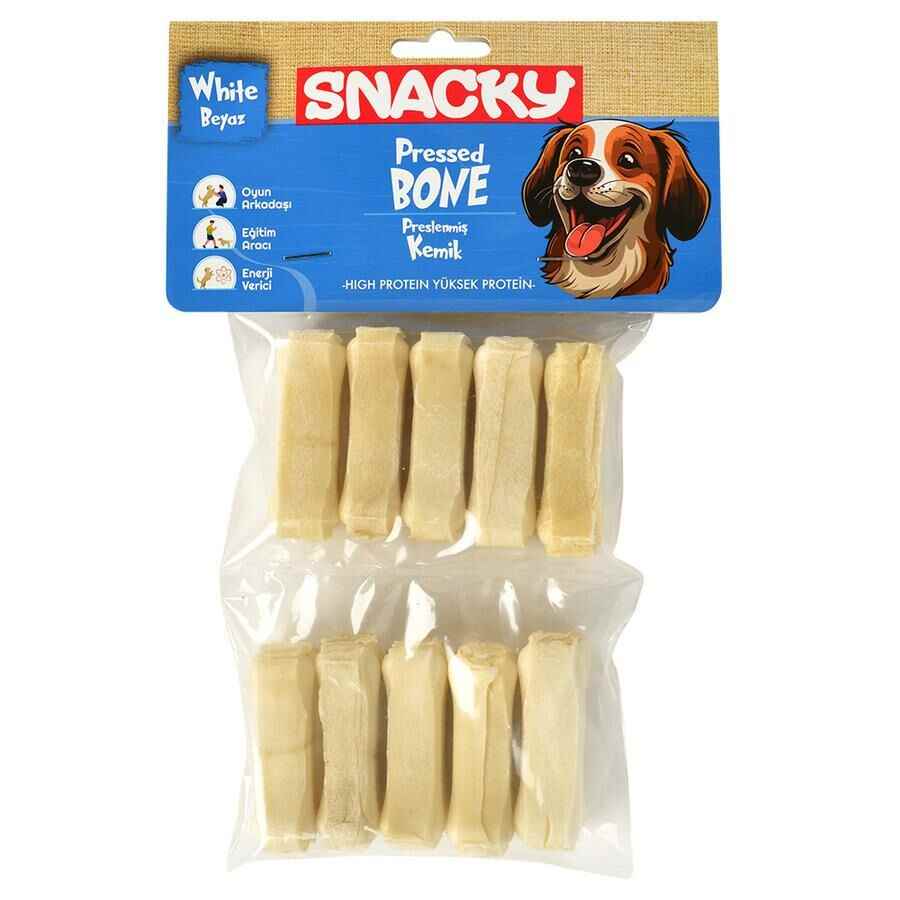 Snacky Beyaz Köpek Çiğneme Kemiği 5cm 10lu