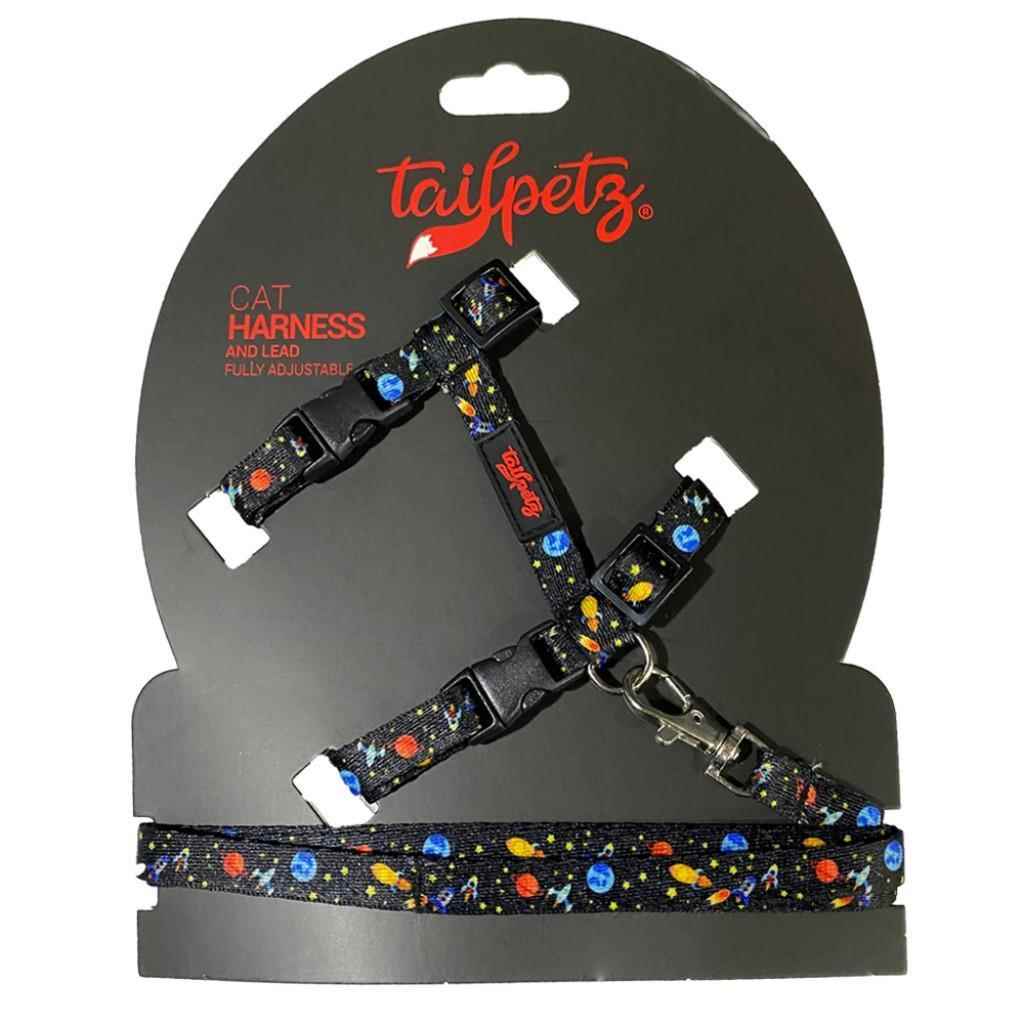 Tailpetz Cat Harness Kedi Göğüs Tasması SPACE