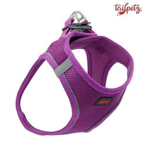 Tailpetz Air Mesh Harness Göğüs Tasması Mor Medium