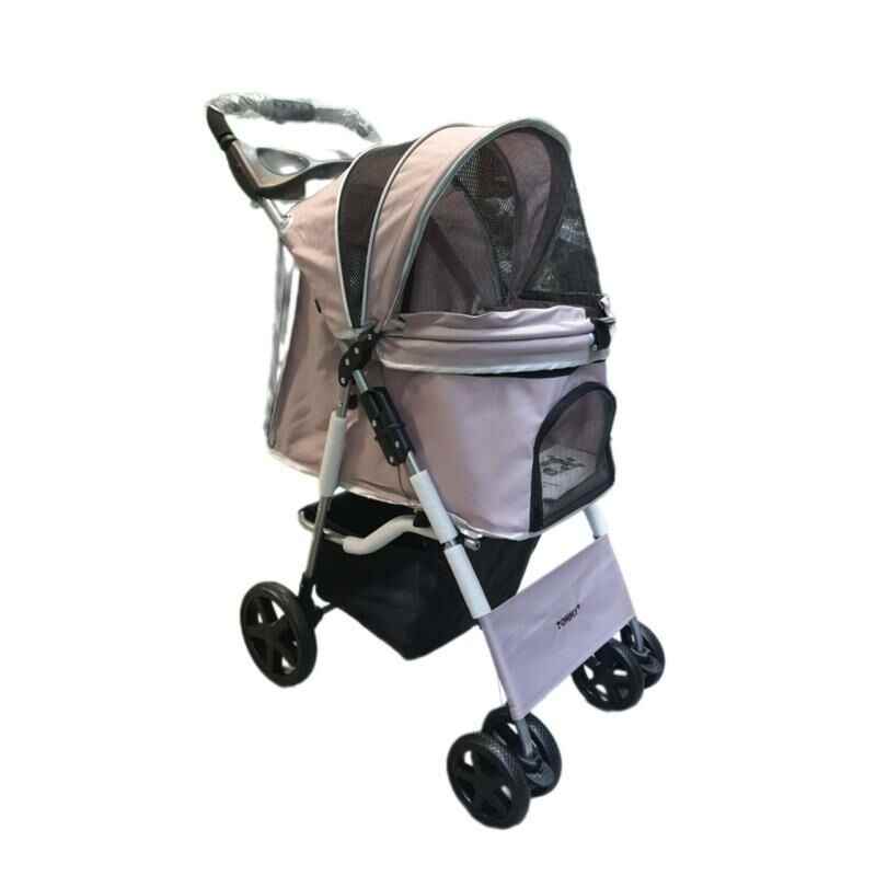 Tommy Evcil Hayvan Arabasi 78x46x99 Cm Pembe Max 15 Kg