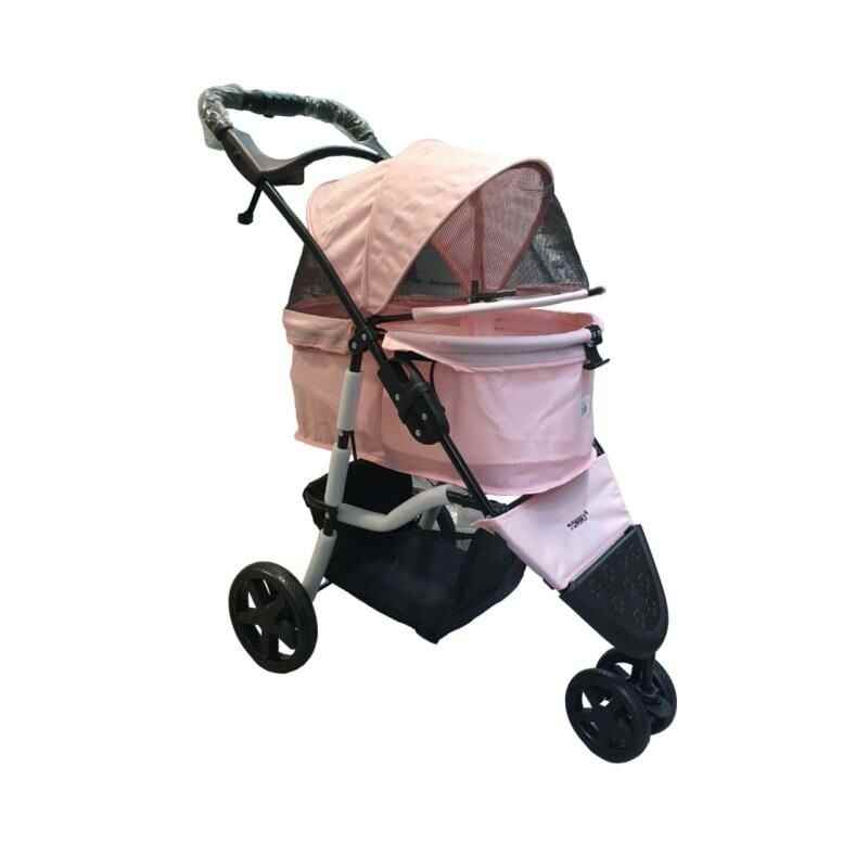 Tommy Evcil Hayvan Arabasi 86x46x94.5 Cm Pembe Max 15 Kg