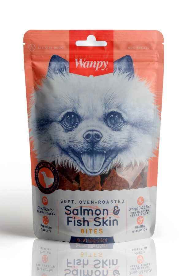 Wanpy Oven Roasted Gerçek Somon Köpek Ödülü 100gr